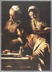 Merisi Michelangelo (Caravaggio) - sec. XVII - Cena in Emmaus