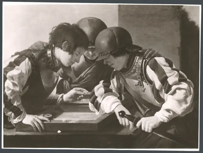 Ter Brugghen Hendrick Jansz - sec. XVII - Giocatori di backgammon