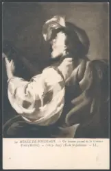 Musée de Bourdeaux - Un homme jouant de la Guitare. Preti (Mattia). (1613-1699) (École Napolitaine.