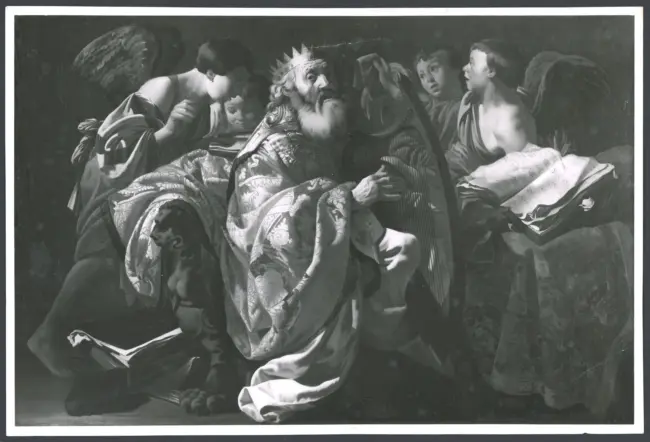 Ter Brugghen Hendrick Jansz - sec. XVII - Re David che suona l'arpa