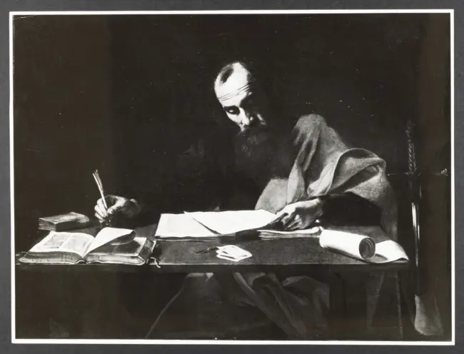 Tournier Nicolas (?) - sec. XVII - San Girolamo scrivente