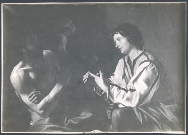 Tournier Nicolas - sec. XVII - Giuseppe in carcere interpreta i sogni del coppiere e del panettiere