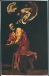 Merisi Michelangelo (Caravaggio) - sec. XVI - San Matteo Evangelista e l'angelo