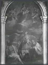 Madonna con Bambino in gloria con san Paolo, san Carlo Borromeo e sant'Antonio Abate
