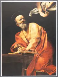 Merisi Michelangelo (Caravaggio) - sec. XVI - San Matteo Evangelista e l'angelo