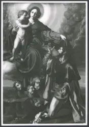 Madonna con Bambino in gloria e san Rocco