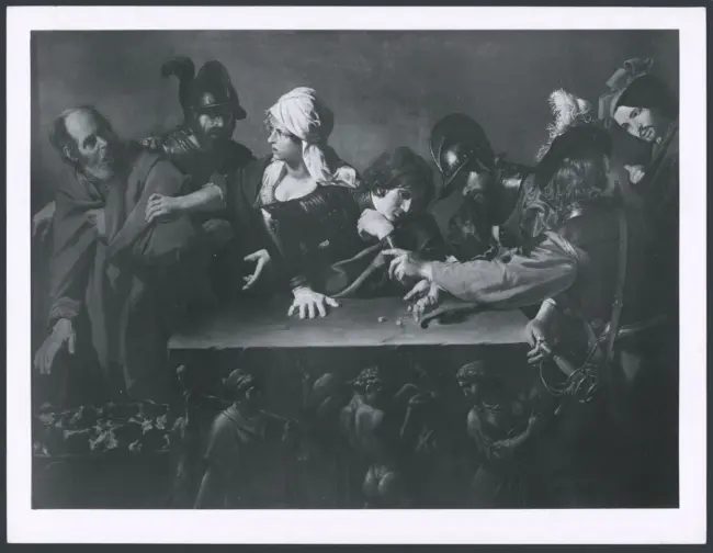 Negazione di san Pietro e giocatori di dadi