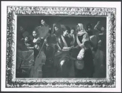 Valentin de Boulogne - sec. XVII - Concerto e zingara che legge la mano
