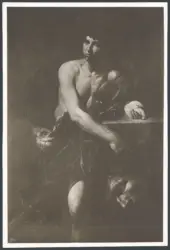 Valentin de Boulogne - sec. XVII - David con la testa di Golia
