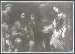 Valentin de Boulogne - sec. XVII - Erminia e i pastori