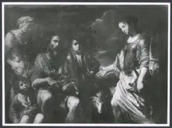 Valentin de Boulogne - sec. XVII - Erminia e i pastori