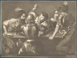 Kgl. Pinakothek. M.P. Valentin. Streitende Soldaten