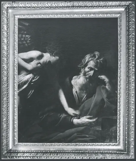 Valentin de Boulogne - sec. XVII - San Matteo e l'angelo