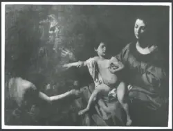 Valentin de Boulogne - sec. XVII - Sacra Famiglia con san Giovannino