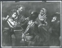 Vouet Simon - sec. XVII - Zingara che legge la mano