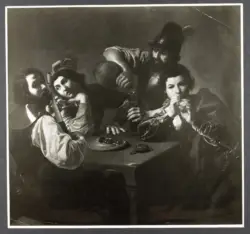 Valentin de Boulogne (copia da) - sec. XVII - Concerto