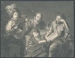 Valentin de Boulogne - sec. XVII - Età dell'uomo