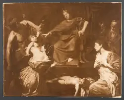 Valentin de Boulogne - sec. XVII - Giudizio di Salomone