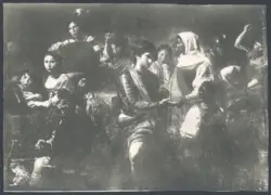 Valentin de Boulogne - sec. XVII - Concerto e zingara che legge la mano