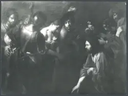 Valentin de Boulogne - sec. XVII - Cristo e l'adultera
