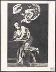 Merisi Michelangelo detto Caravaggio - sec. XVI - San Matteo Evangelista e l'angelo