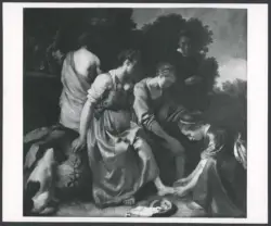 Vermeer Johannes - sec. XVII - Diana al bagno con le ninfe