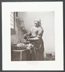 Jan Vermeer van Delft (1632-1675). Die Küchenmagd. La servante. Amsterdam, Rijksmuseum.