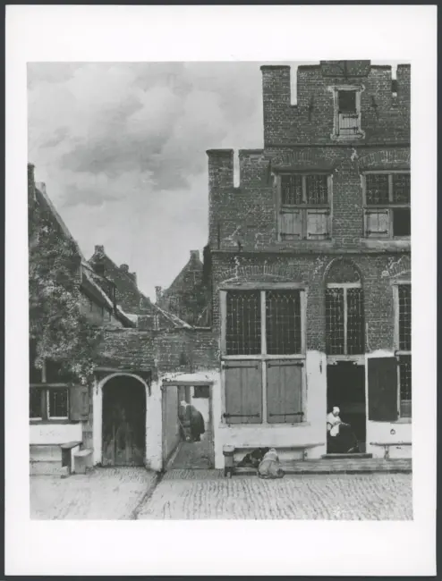 Veduta di una strada a Delft
