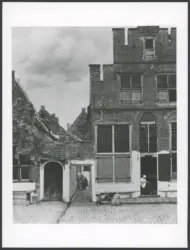 Veduta di una strada a Delft