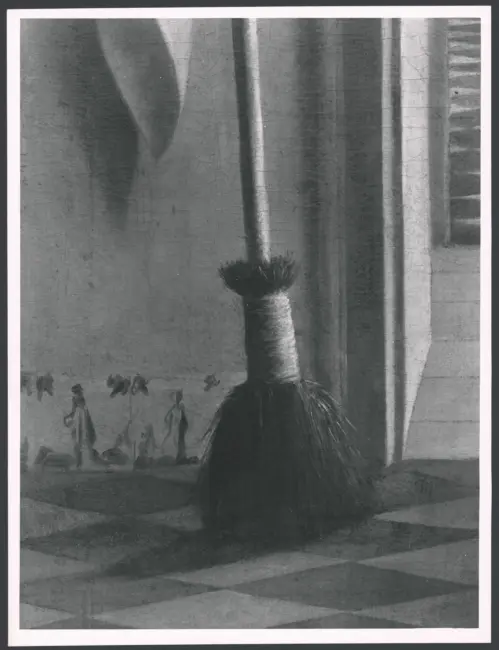 Ecole Hollandaise. Les pantoufles. Musée du Louvre