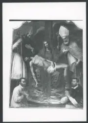 Pietà con sant'Ambrogio, sant'Agostino e due offerenti