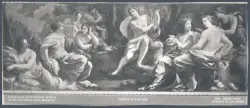 Musée des Beaux-Arts Budapest. Apollo és a Múzsák. Simon Vouet. Apollon et les Muses