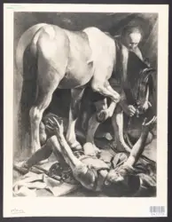 Merisi Michelangelo (Caravaggio) - sec. XVII - Conversione di san Paolo