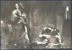 Vouet Simon - sec. XVII - Tentazione di san Francesco d'Assisi