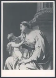 Vouet Simon (derivazione da) - sec. XVII - Madonna con Bambino