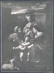 Vouet Simon - sec. XVII - Madonna con Bambino, san Giovannino, santa Elisabetta e santa Caterina d'Alessandra