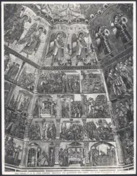 Firenze - Battistero. Uno spartimento della cupola. (Fra Iacopo Francescano ed altri maestri.)
