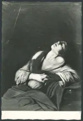 Marseille. Musee des Beaux-Arts. Ludovic Finsonius. Bruges 1590-1617. La Madeleine Mourante (d'après Le Caravage)