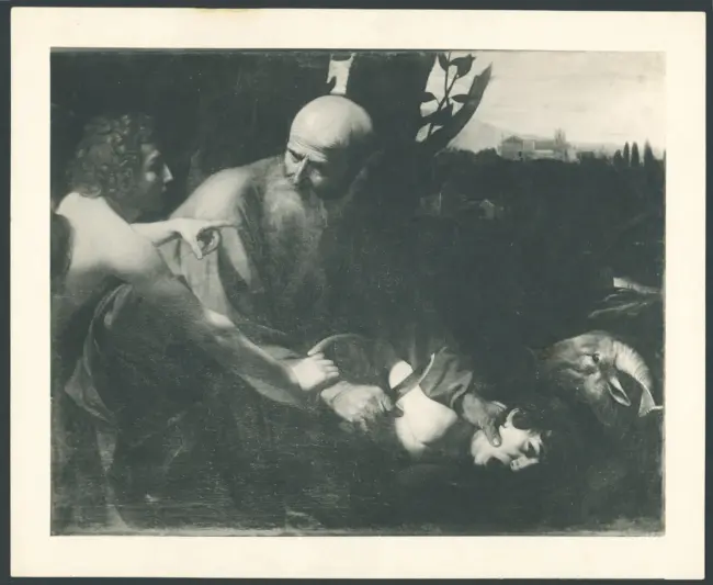 Merisi Michelangelo (Caravaggio) - sec. XVI - Sacrificio di Isacco