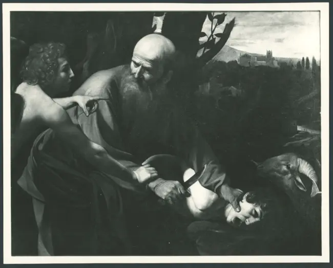 Merisi Michelangelo (Caravaggio) - sec. XVI - Sacrificio di Isacco