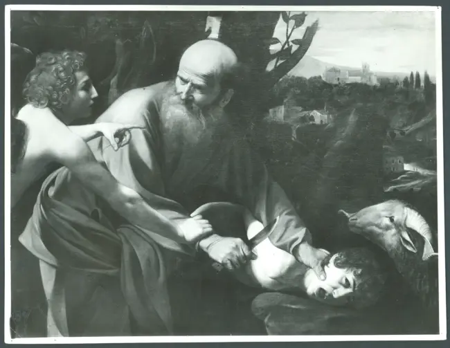 Merisi Michelangelo (Caravaggio) - sec. XVI - Sacrificio di Isacco