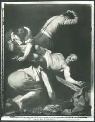 Roma. Chiesa di S. Maria del Popolo. Martirio di S. Pietro. (Michelangelo da Caravaggio).