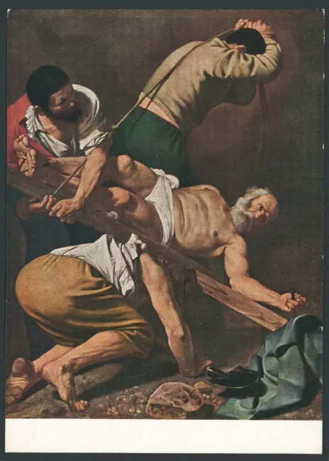 Michelangelo da Caravaggio. Martirio di S. Pietro - Roma, Santa Maria del Popolo