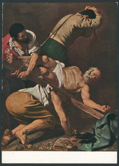 Michelangelo da Caravaggio. Martirio di S. Pietro - Roma, Santa Maria del Popolo