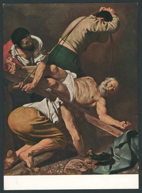 Michelangelo da Caravaggio. Martirio di S. Pietro - Roma, Santa Maria del Popolo