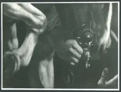 Roma - Ch. S. Maria del Popolo. Caravaggio. Conversione di S. Paolo. Dettaglio