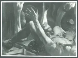 Roma - Ch. S. M. del Popolo. Caravaggio. Conversione di S. Paolo. Dettaglio