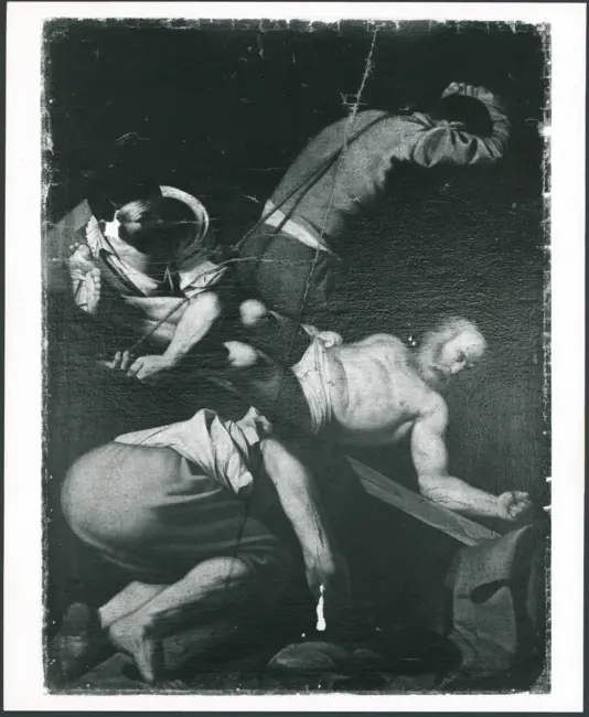 Merisi Michelangelo (Caravaggio) - sec. XVII - Crocifissione di san Pietro
