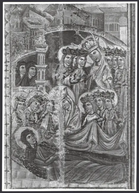 Maestro di S. Chiara. S. Chiara e storie della vita. Assisi, S. Chiara