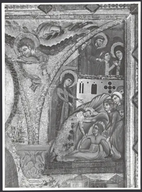 Maestro di S. Chiara. S. Chiara e storie della vita. Assisi, S. Chiara